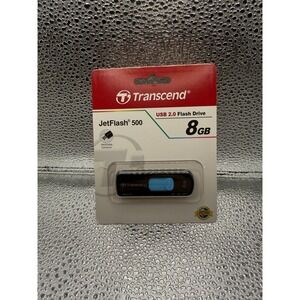 Transcend JetFlash 500 8GB USB 2.0 Flash Drive Storage Memory Stick